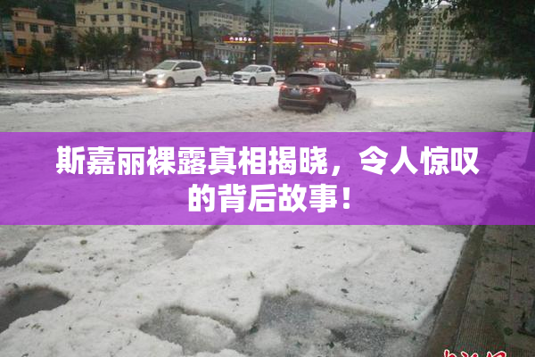 斯嘉丽裸露真相揭晓，令人惊叹的背后故事！