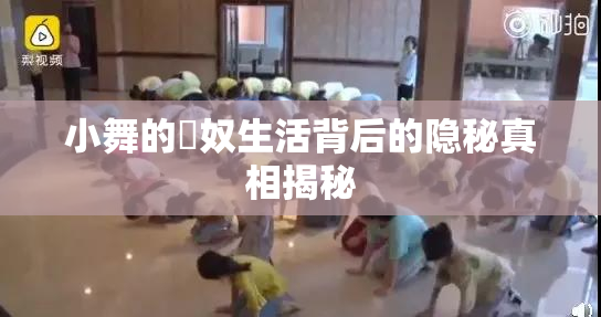 小舞的婬奴生活背后的隐秘真相揭秘
