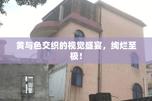 黄与色交织的视觉盛宴，绚烂至极！