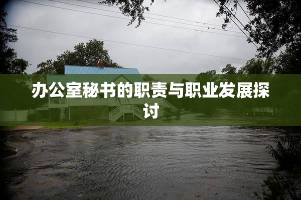 办公室秘书的职责与职业发展探讨