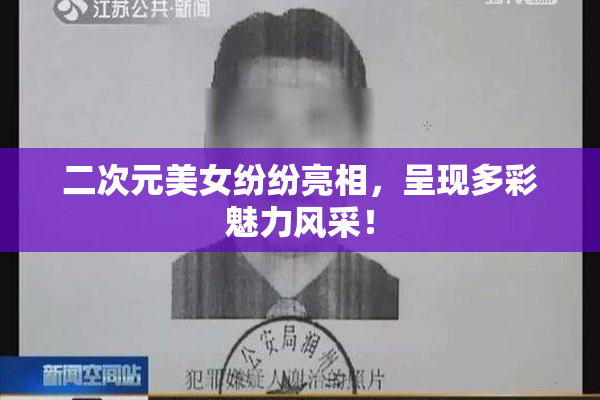 二次元美女纷纷亮相，呈现多彩魅力风采！