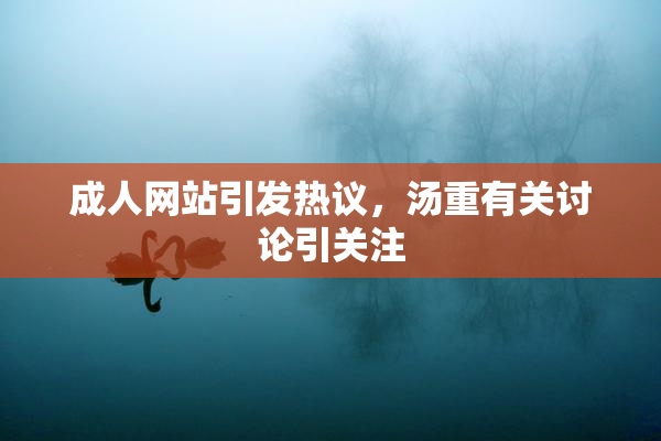 成人网站引发热议，汤重有关讨论引关注