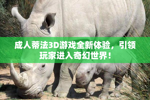 成人蒂法3D游戏全新体验，引领玩家进入奇幻世界！