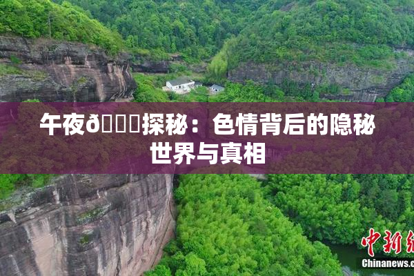 午夜🈚探秘：色情背后的隐秘世界与真相