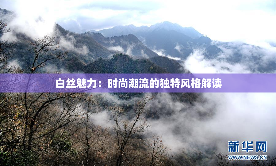 白丝魅力：时尚潮流的独特风格解读