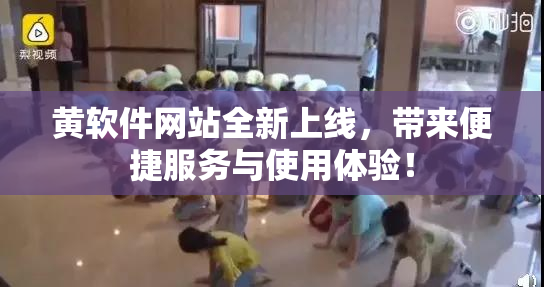 黄软件网站全新上线，带来便捷服务与使用体验！