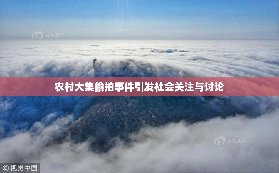 农村大集偷拍事件引发社会关注与讨论