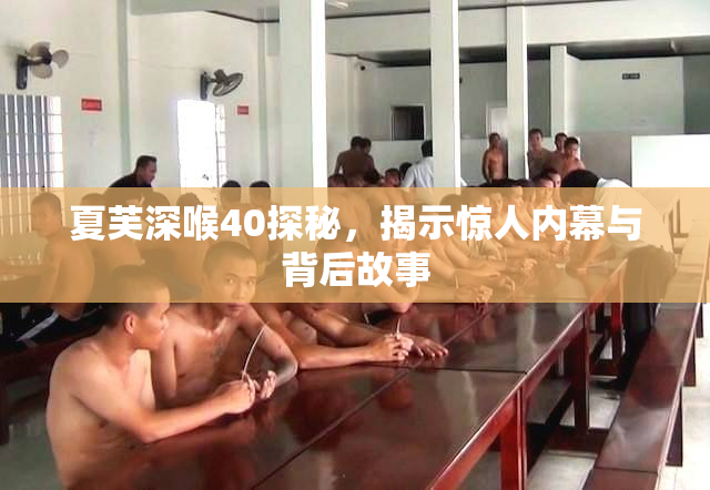 夏芙深喉40探秘，揭示惊人内幕与背后故事