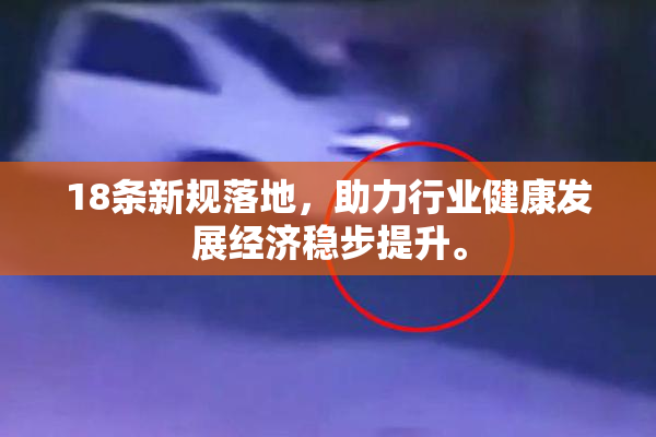 18条新规落地，助力行业健康发展经济稳步提升。