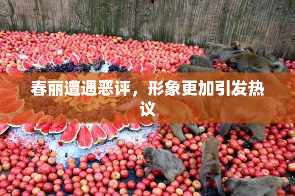 春丽遭遇恶评，形象更加引发热议