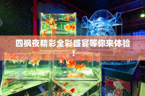 四枫夜精彩全彩盛宴等你来体验！