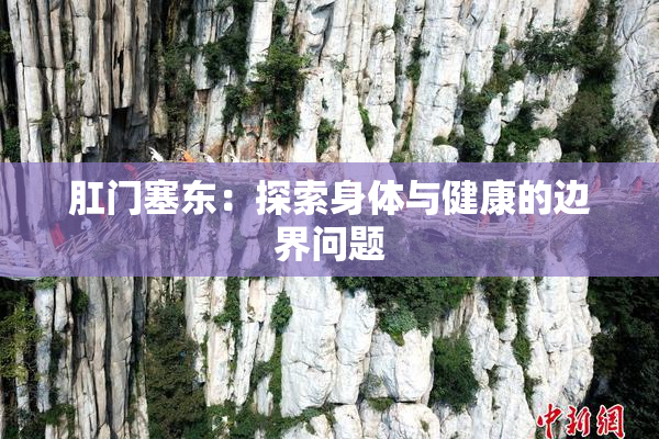 肛门塞东：探索身体与健康的边界问题