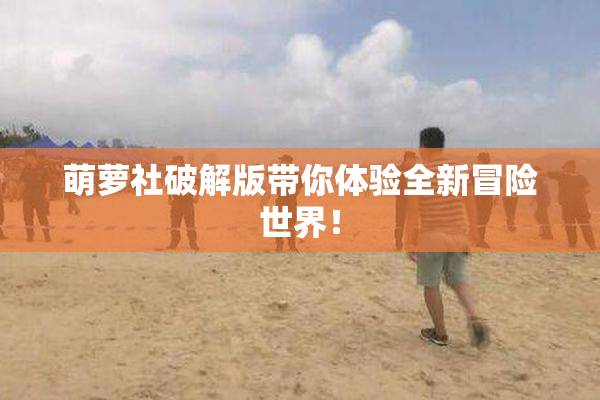 萌萝社破解版带你体验全新冒险世界！