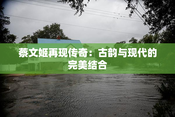蔡文姬再现传奇：古韵与现代的完美结合