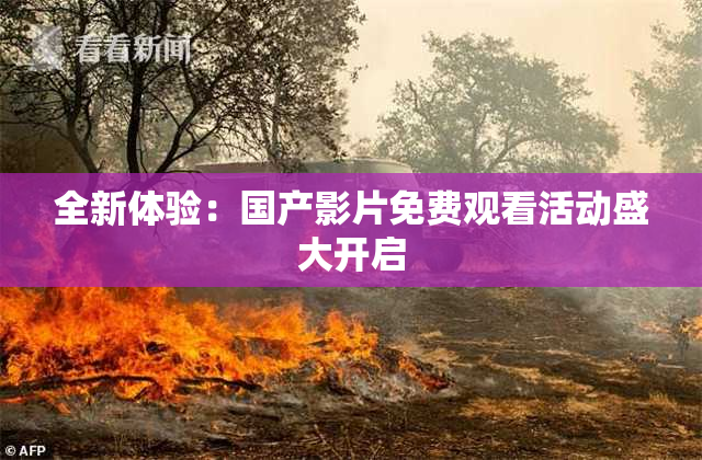 全新体验：国产影片免费观看活动盛大开启