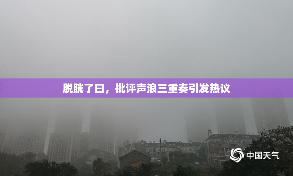 脱胱了曰，批评声浪三重奏引发热议