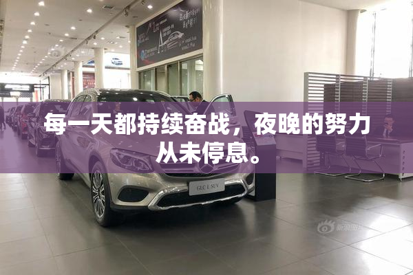 每一天都持续奋战，夜晚的努力从未停息。