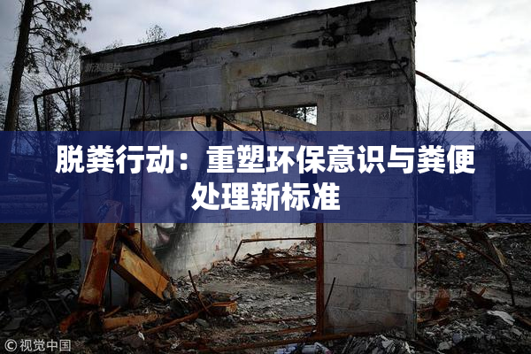 脱粪行动：重塑环保意识与粪便处理新标准