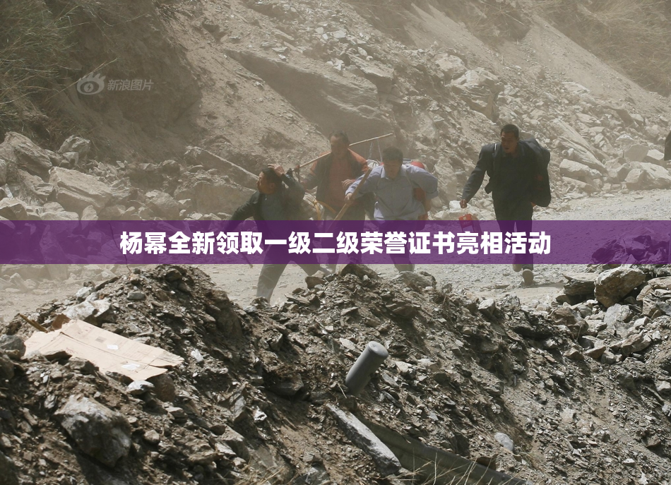 杨幂全新领取一级二级荣誉证书亮相活动