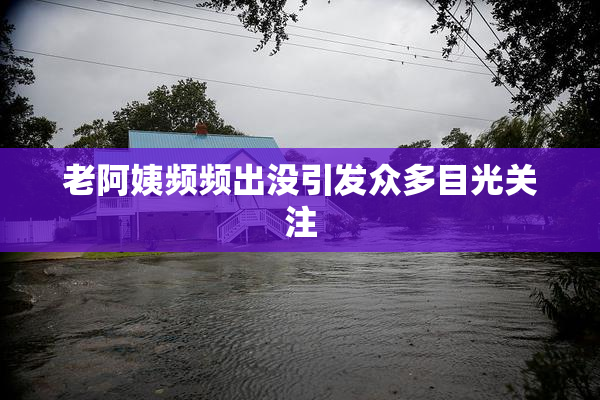 老阿姨频频出没引发众多目光关注