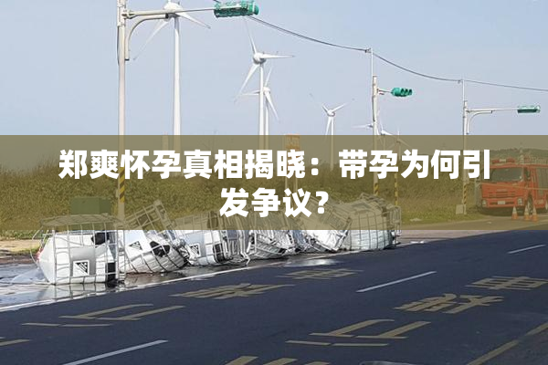 郑爽怀孕真相揭晓：带孕为何引发争议？