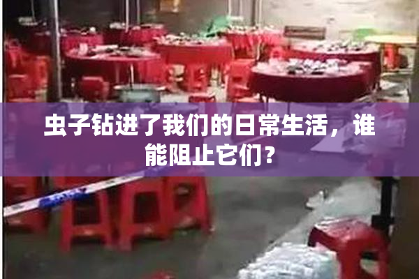 虫子钻进了我们的日常生活，谁能阻止它们？