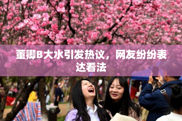 董卿B大水引发热议，网友纷纷表达看法
