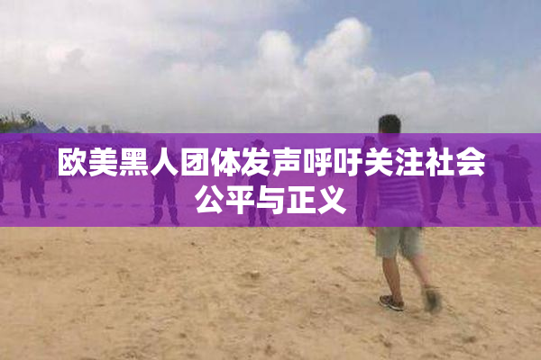 欧美黑人团体发声呼吁关注社会公平与正义